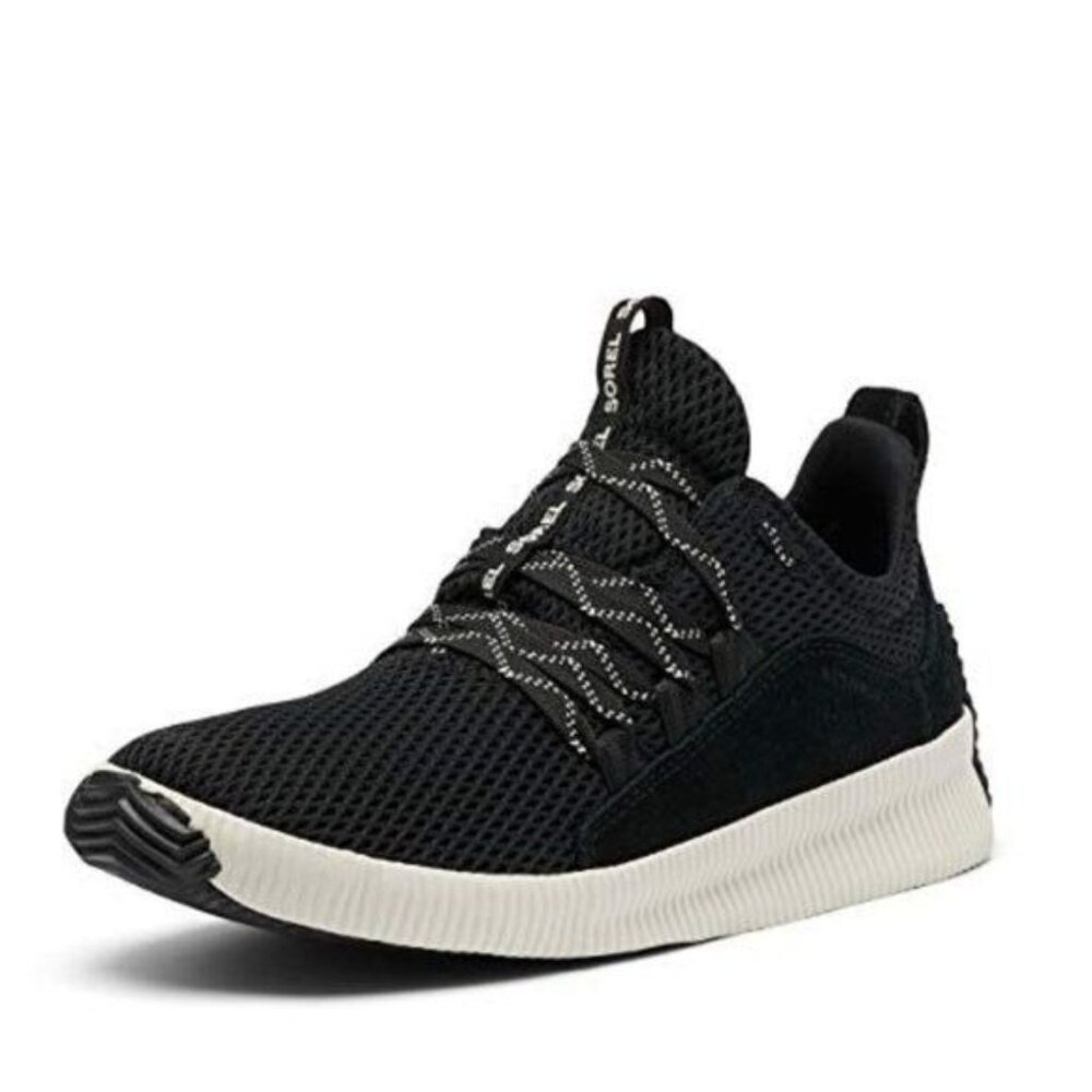 Sorel Out 'N About Plus Lace Sneaker Waterproof Suede Sneakers Size 6.5 black